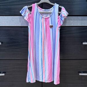 Juicy Couture Pink and Blue Striped Kids Dress
